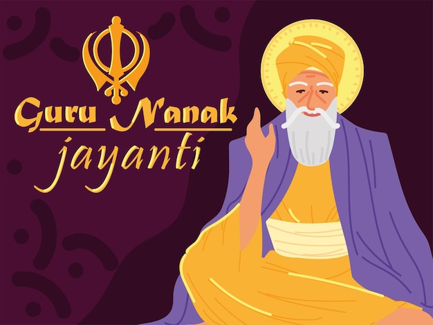 Carte De Gourou Nanak Jayanti