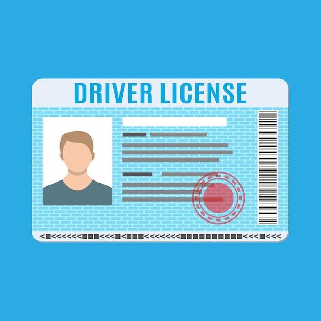 Carte D'identité De Permis De Conduire Avec Photo.