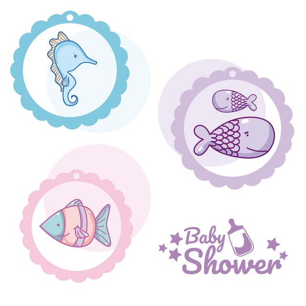 Carte D'invitation De Douche De Bébé