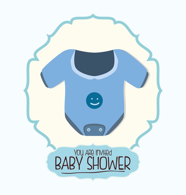 Carte D'invitation De Douche De Bébé