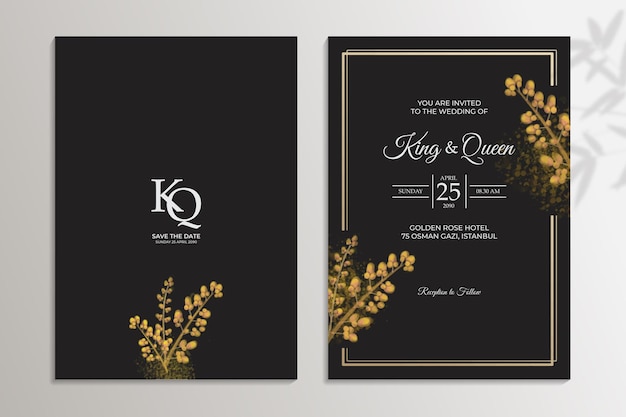 Carte D'invitation De Mariage7