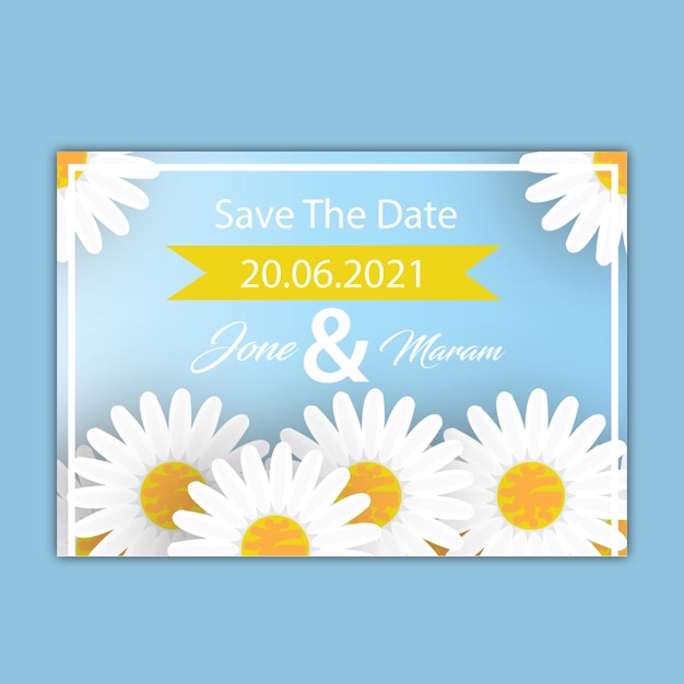 Carte D'invitation De Mariage