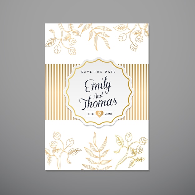 Carte D'invitation De Mariage