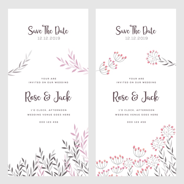 Carte D'invitation De Mariage