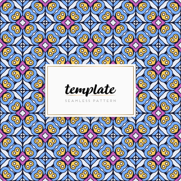 Carte Ou Invitation Avec Motif Mandala