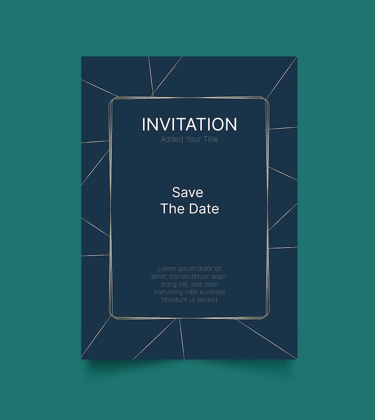 Vecteur carte d&#39;invitation