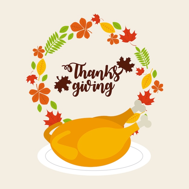 Carte De Joyeux Thanksgiving