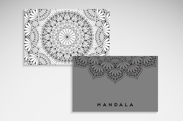 Carte De Mandala élégante