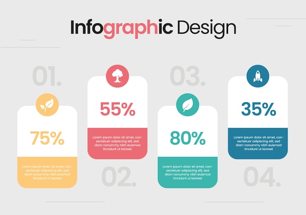 Carte Mentale D'infographie Créative Et Colorée Illustration D'infographie Commerciale