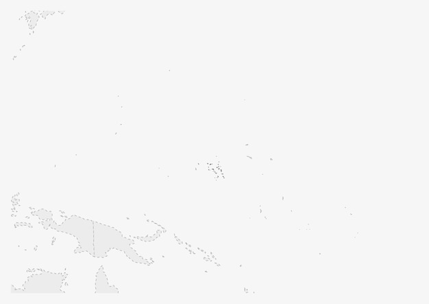 Carte De L'océanie Avec La Carte Des îles Marshall En Surbrillance