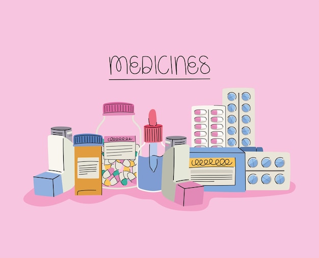 Carte d'outils de médecine