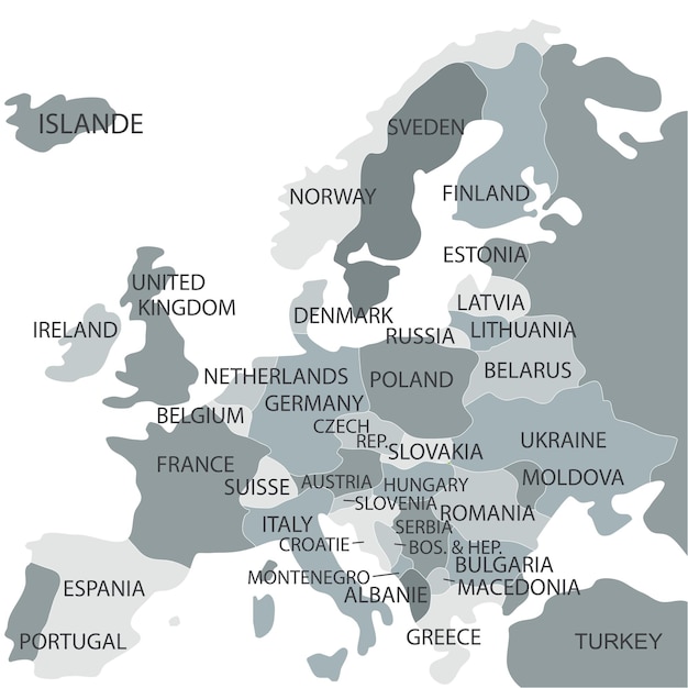 Carte Papier Du Pays Du Monde