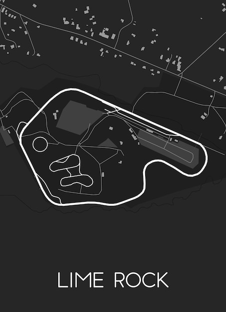 Carte Des Pistes Du Parc Lime Rock