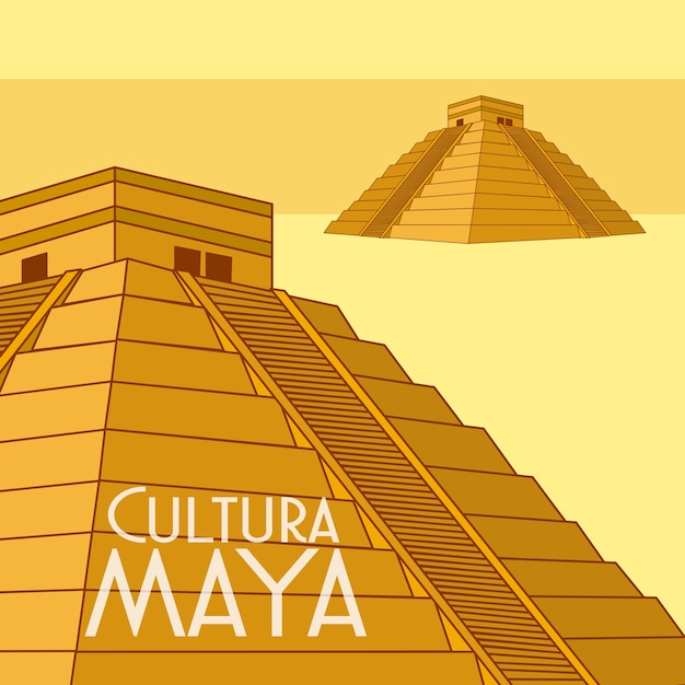 Carte Postale De Cultura Maya