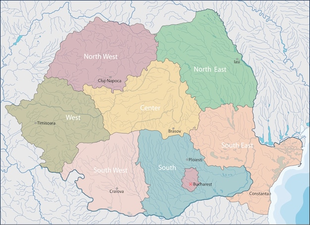 Carte De La Roumanie