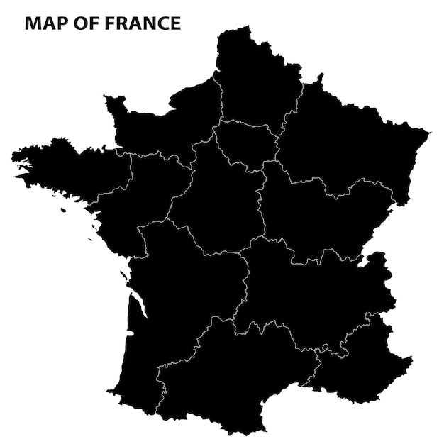 Carte de la Russie et de la France avec la capitale du pays, la capitale de l'État et la ville principale