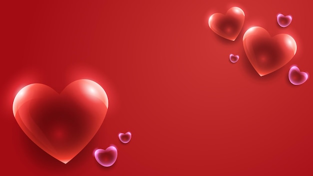carte de la Saint-Valentin vectorielle