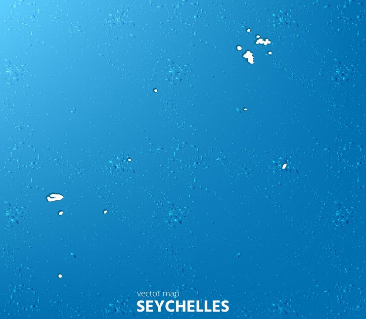 Vecteur carte des seychelles carte vectorielle pour tous les besoins
