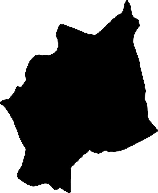 Vecteur carte de la silhouette de cocle panama