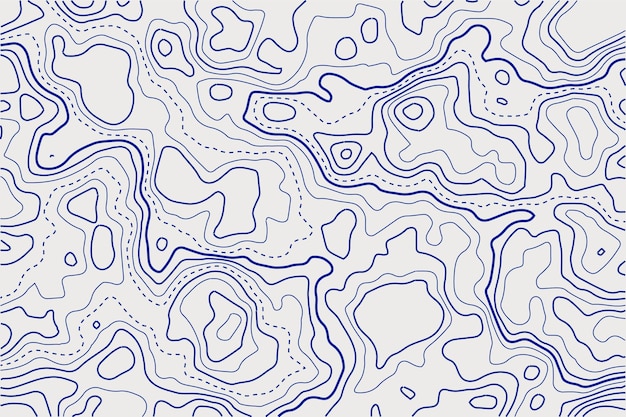 Carte topographique résumée Arrière-plan