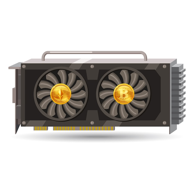 Carte vidéo GPU pour l'exploitation minière isolée
