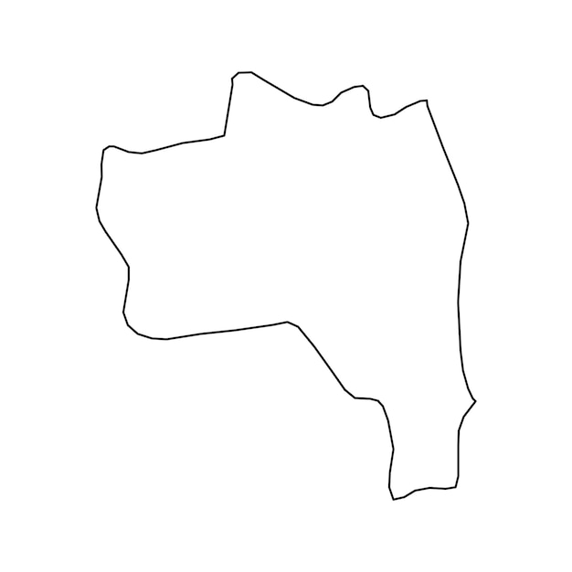 Carte de la ville de Bender province de Moldavie Illustration vectorielle