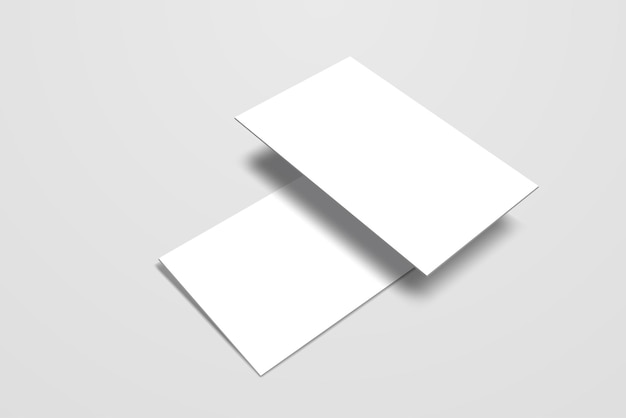 Carte de visite, carte-cadeau ou carte de crédit Mockup pour présentation, marque, papeterie personnelle