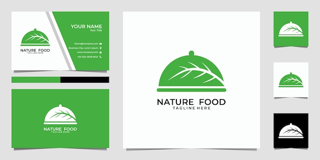 Carte De Visite Et Logo De Nourriture Nature