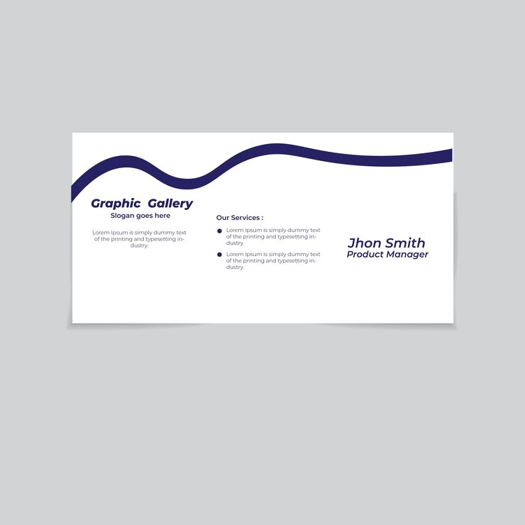Vecteur une carte de visite pour une galerie d'art appelée jolli smith.