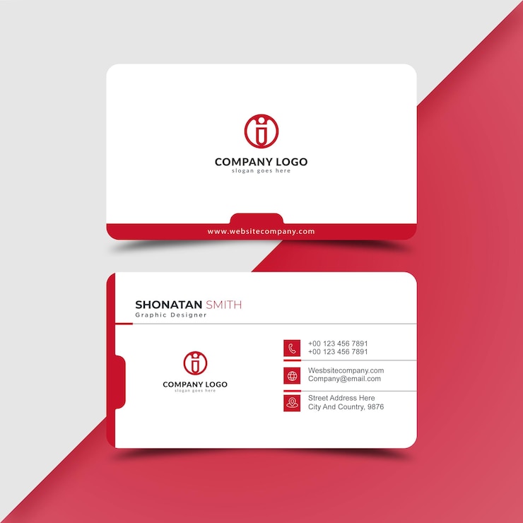 Vecteur carte de visite professionnelle