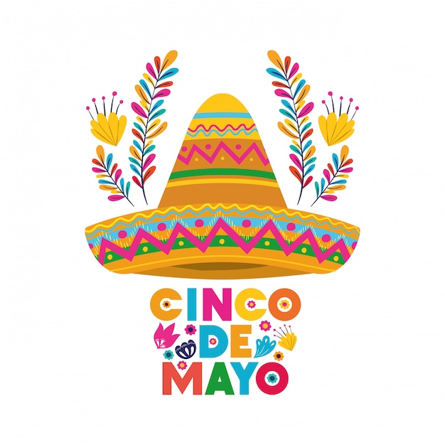 Carte De Voeux De Célébration De Cinco De Mayo