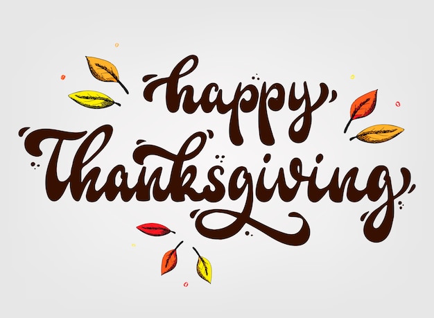 Carte de voeux Happy Thanksgiving