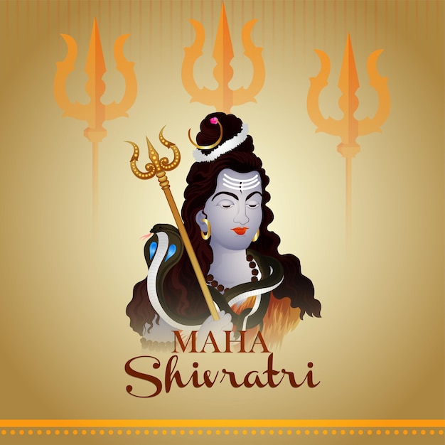 Carte De Voeux Maha Shivratri