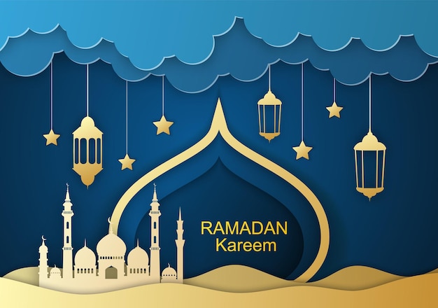 Carte De Voeux Ramadan Kareem,