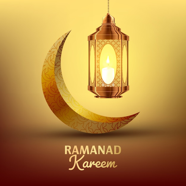 Carte de voeux de Ramadan Kareem