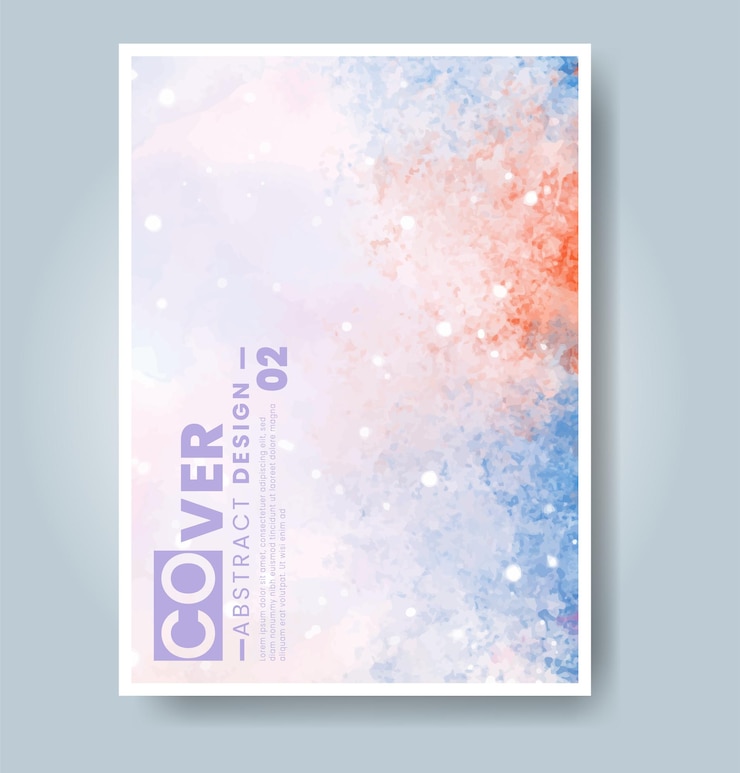 Vecteur des cartes avec un arrière-plan d'aquarelle vectorielle colorée brillante conception pour votre bannière de carte postale de date