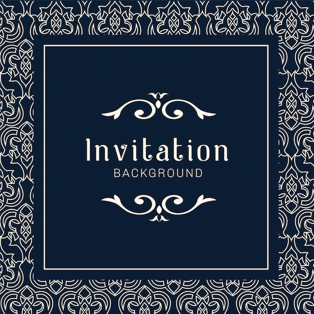 Cartes D'invitation De Mariage Décoratif