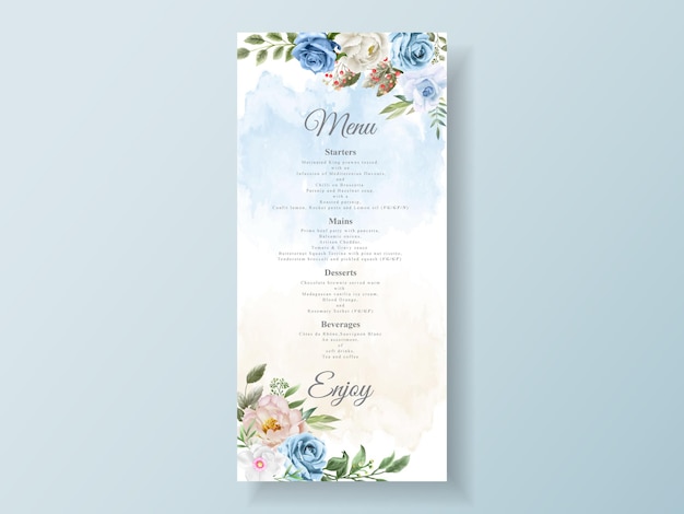 Cartes D'invitation De Mariage Florales Belles Et élégantes