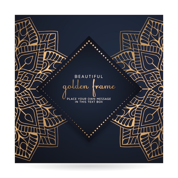 Cartes Ou Invitations Avec Motif Mandala