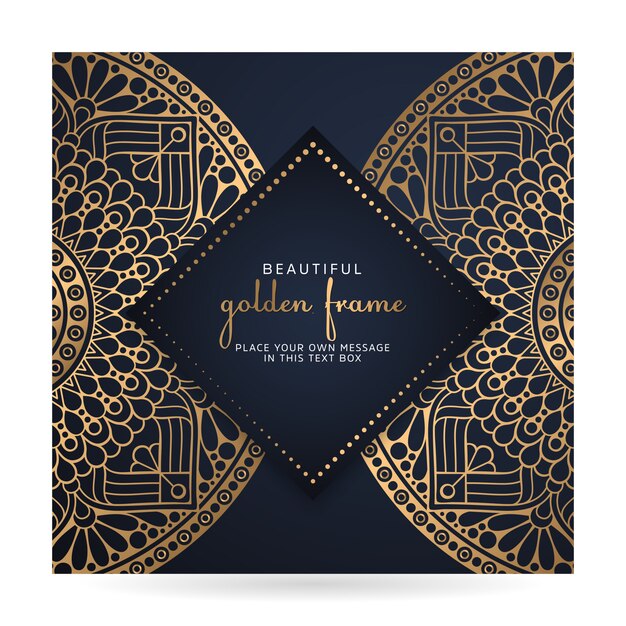 Cartes Ou Invitations Avec Motif Mandala