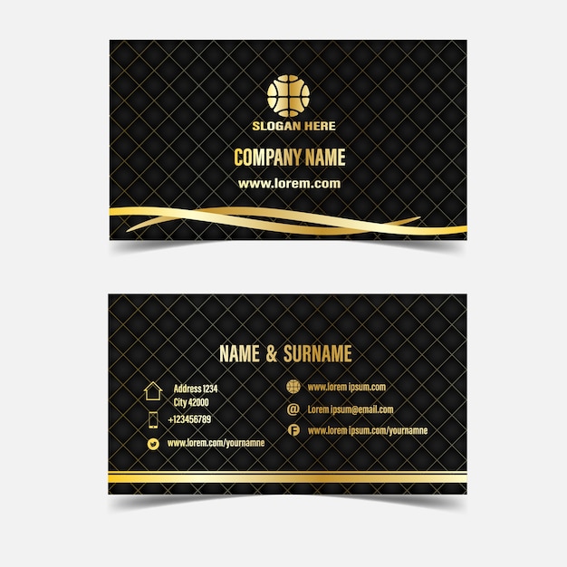 Cartes Vip Modernes Avec Illustration Golden.vector,