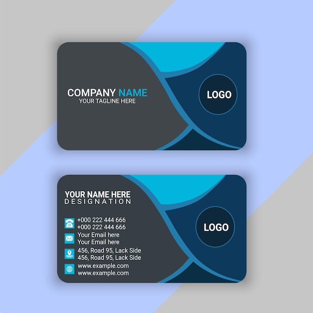 cartes de visite avec l'entreprise