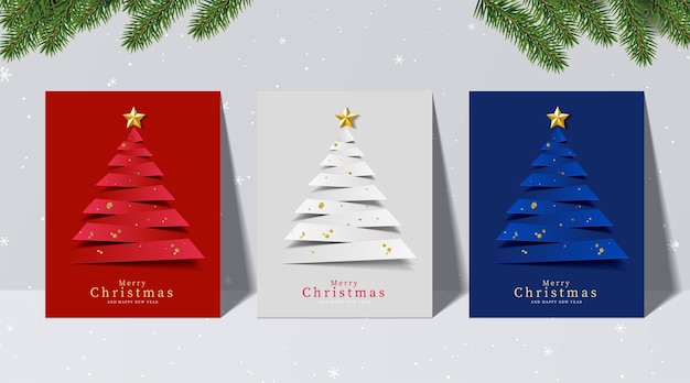 Cartes de voeux pour le fond de Noël et du nouvel an