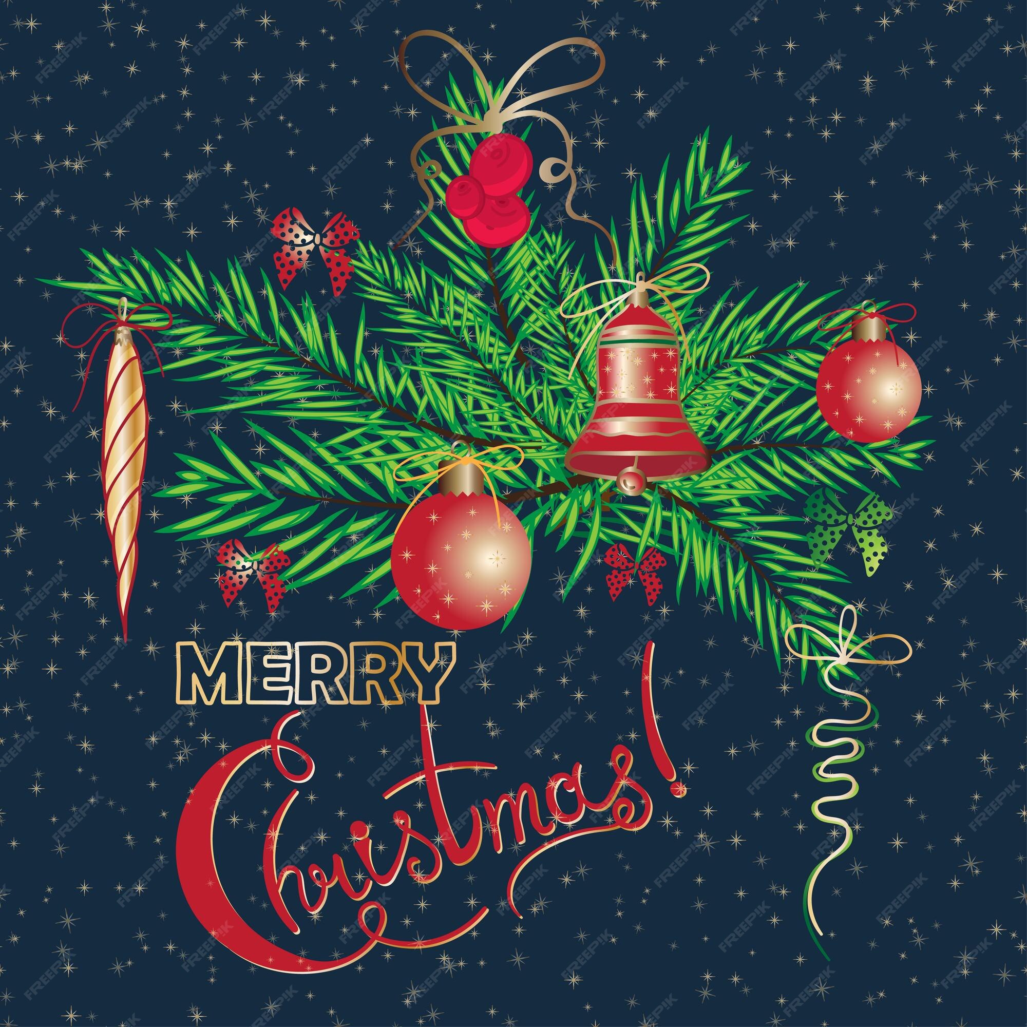 Cartes De Voeux Vintage De Noël Et Du Nouvel An Avec Couronne De