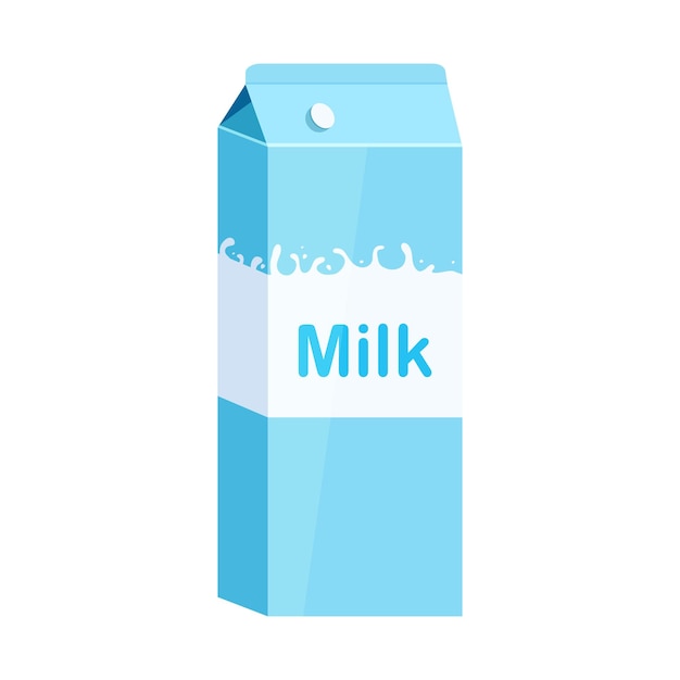 Vecteur carton de lait