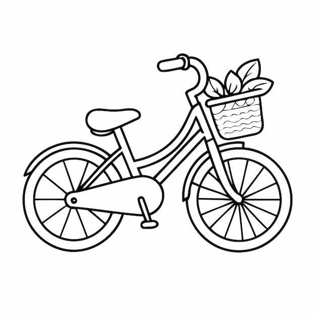 Cartoon Dessin De Vélo Pour Les Enfants Page