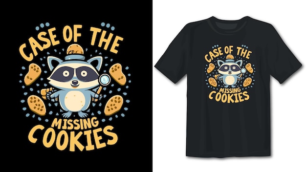 Le Cas Du Dessin De T-shirt Des Biscuits Manquants