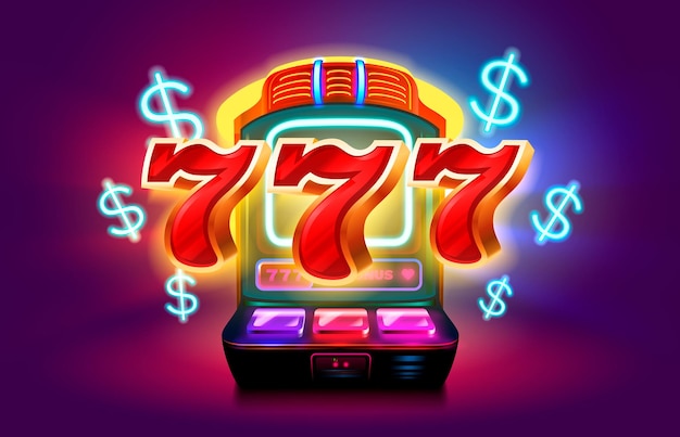 Casino Machines à Sous Gagnant Fortune De La Chance 777 Victoire Bannière