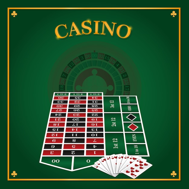 Casino roulette loisirs concept de jeu vector illustration graphisme