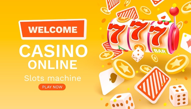 Casino Slots Gagnant Fortune De La Chance 777 Victoire Bannière